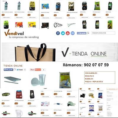 Los mejores precios en consumibles y repuestos para máquinas de vending en Valencia