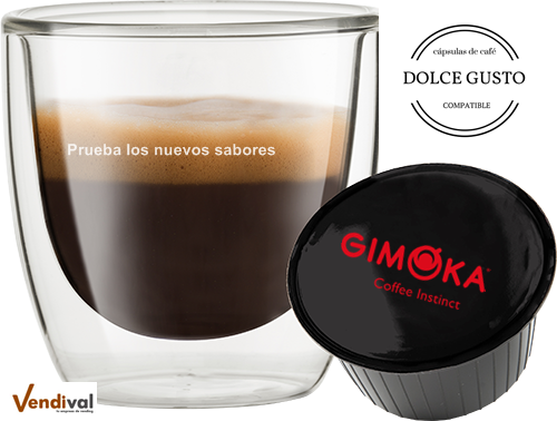 Cápsulas compatibles Dolce Gusto Cortado 16 unidades - TiendaVending