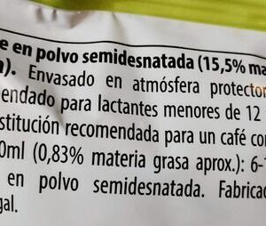leche alpina ingredientes