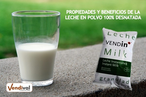 Leche en polvo desnatada 100%, propiedades y beneficios. - Vendival