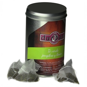 Te verde con limon y jengibre
