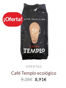 cafes templo oferta