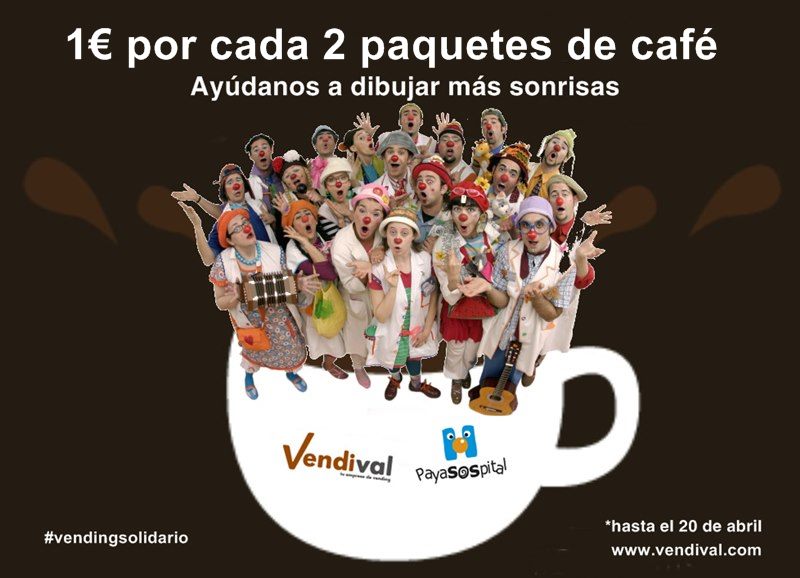 vending solidario con payasospital