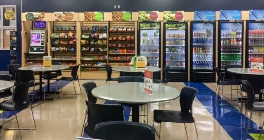 zona de descanso vending