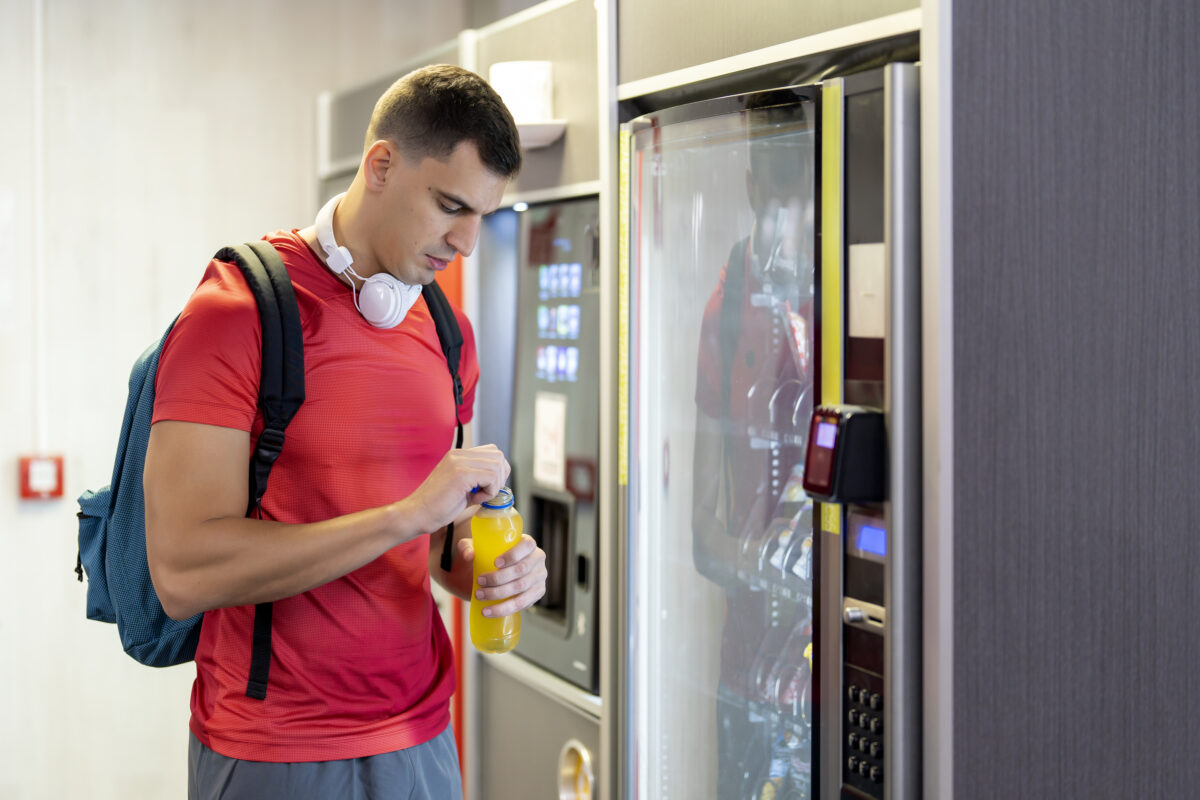 centro deportivo máquina vending